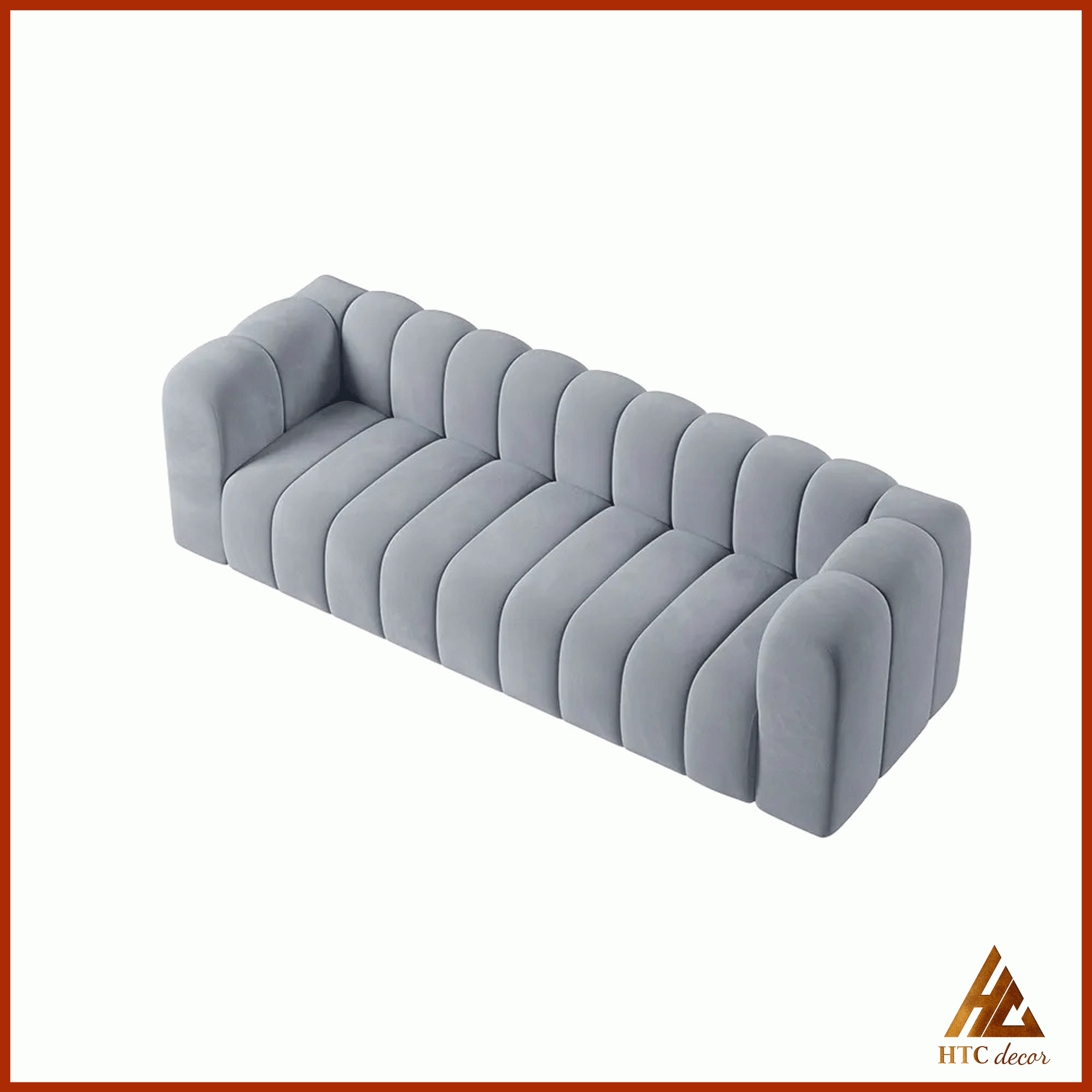 Ghế Sofa Băng Larva Vải Nhung